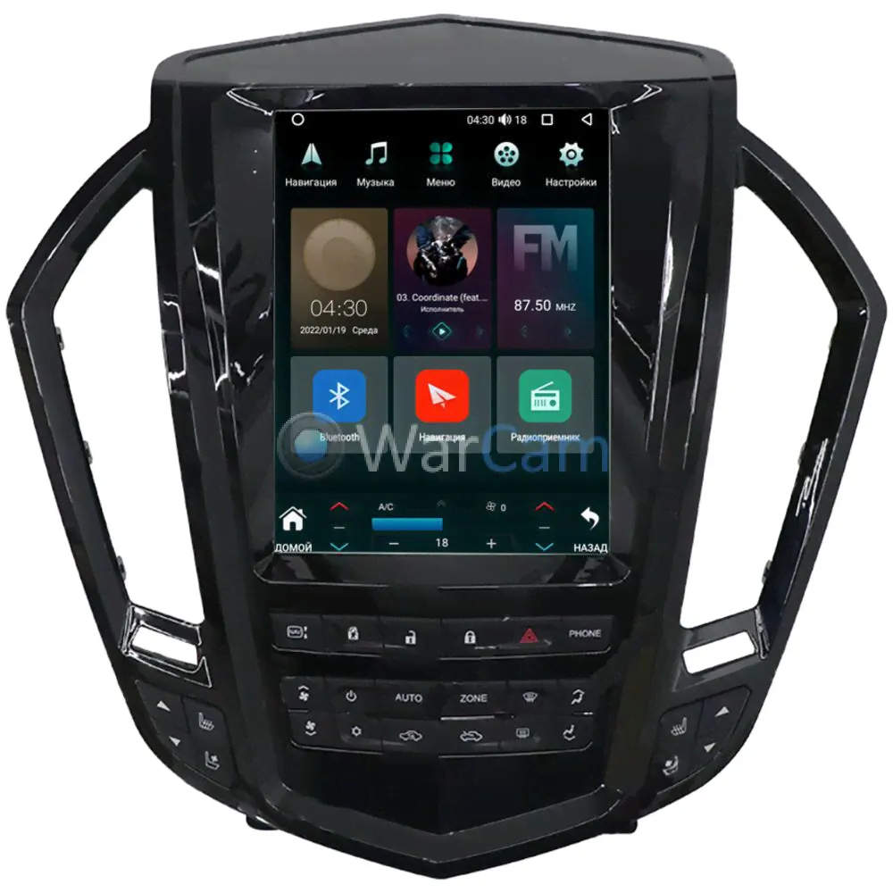 Штатное головное устройство Cadillac SRX 2 (2009-2012) Canbox M-Line (Tesla style) 9.7 дюймов 2/32 5620-1312-85 на Android 10 (4G-SIM, DSP, QLed)