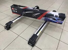 Багажные поперечины Turtle Air3 серебро для интегрированных рейлингов (Can Otomotiv) для Cadillac XT5 2016-