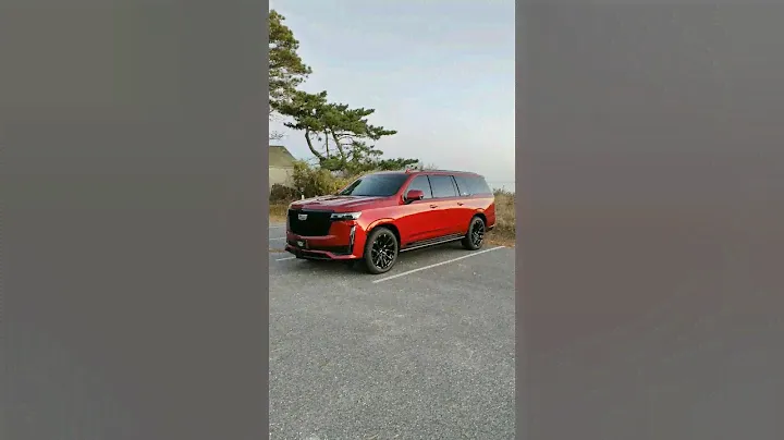 Radiant Red Escalade Sport hits different #cadillac #escalade